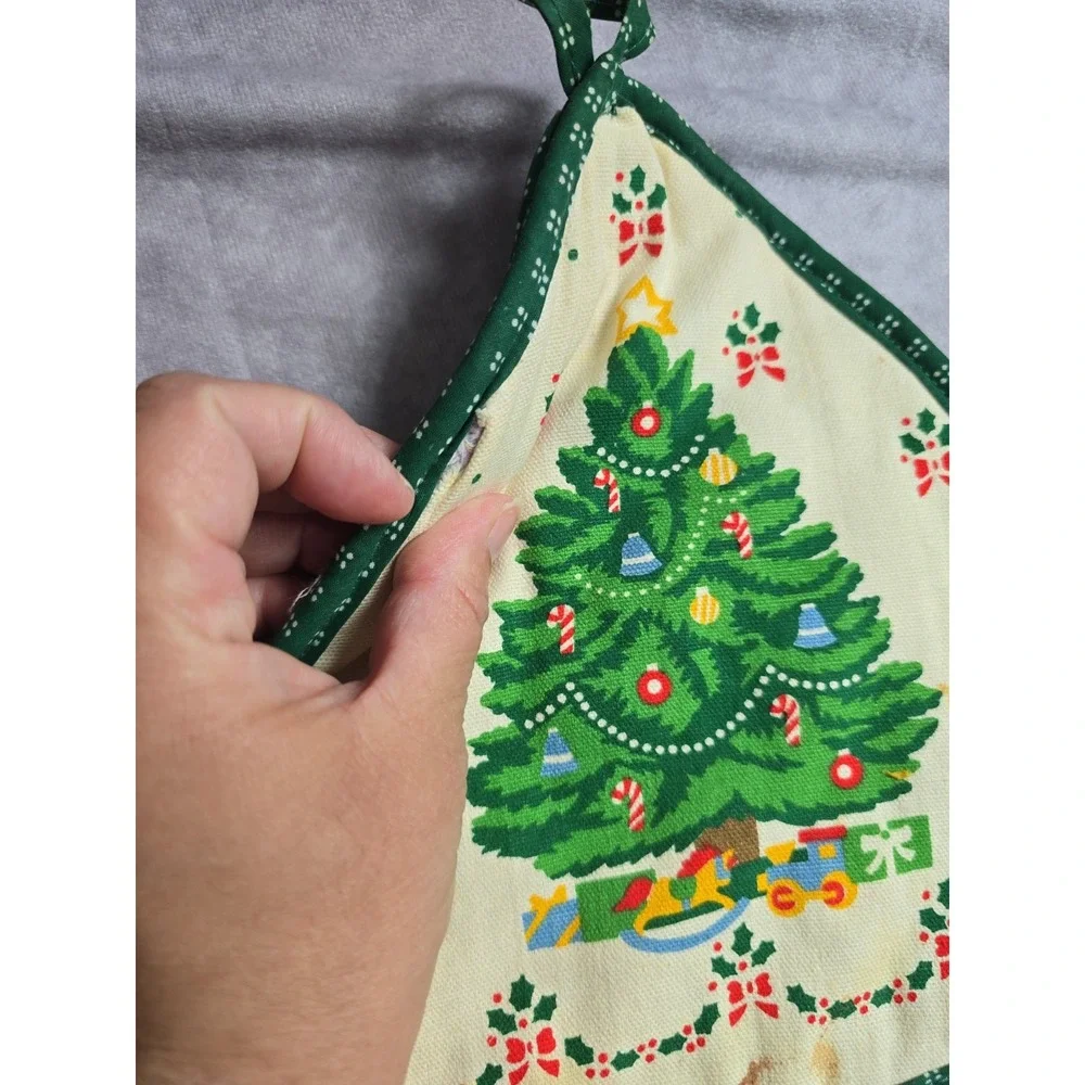 Lot Of 3 Vintage Christmas CSC Potholder Hot Pads